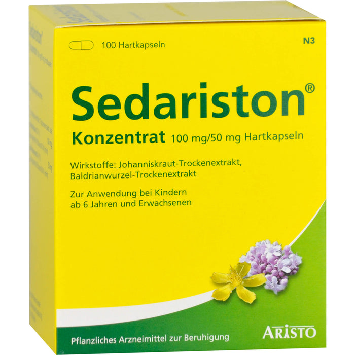 Sedariston Konzentrat Hartkapseln zur Beruhigung, 100 pc Capsules