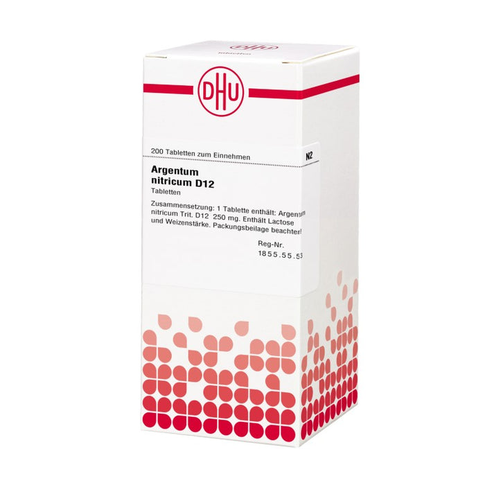 DHU Argentum nitricum D12 Tabletten, 200 St. Tabletten