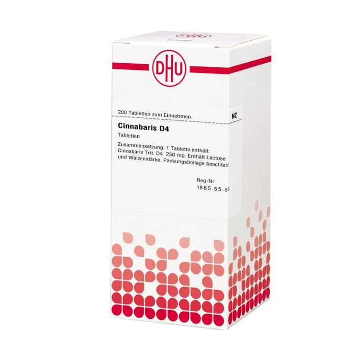 Cinnabaris D4 DHU Tabletten, 200 St. Tabletten