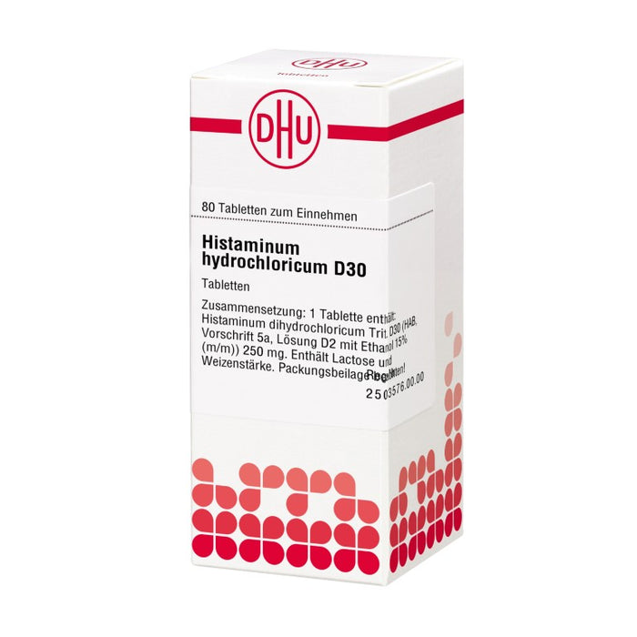 DHU Histaminum hydrochloricum D30 Tabletten, 80 St. Tabletten