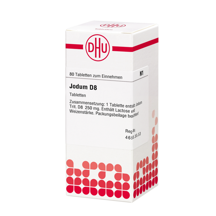 Jodum D8 DHU Tabletten, 80 St. Tabletten