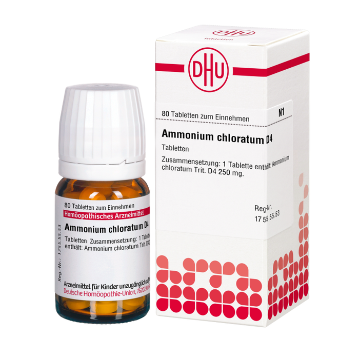 Ammonium chloratum D4 DHU Tabletten, 80 St. Tabletten