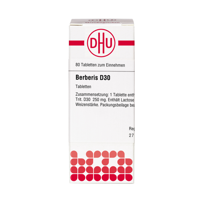 Berberis D30 DHU Tabletten, 80 St. Tabletten