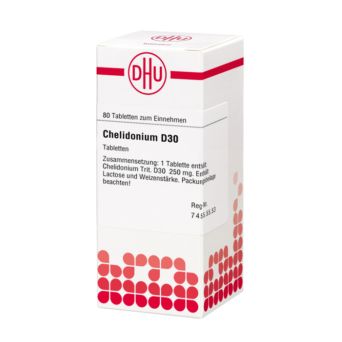 DHU Chelidonium D30 Tabletten, 80 pc Tablettes