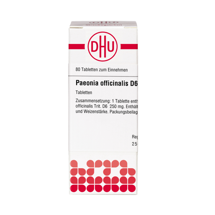 DHU Paeonia officinalis D6 Tabletten, 80 pc Tablettes