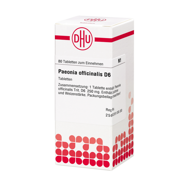 DHU Paeonia officinalis D6 Tabletten, 80 St. Tabletten