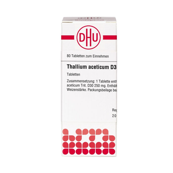 DHU Thallium aceticum D30 Tabletten, 80 pcs. Tablets