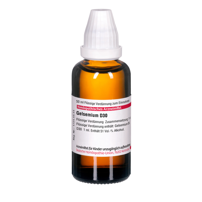 Gelsemium D30 DHU Dilution, 50 ml Lösung