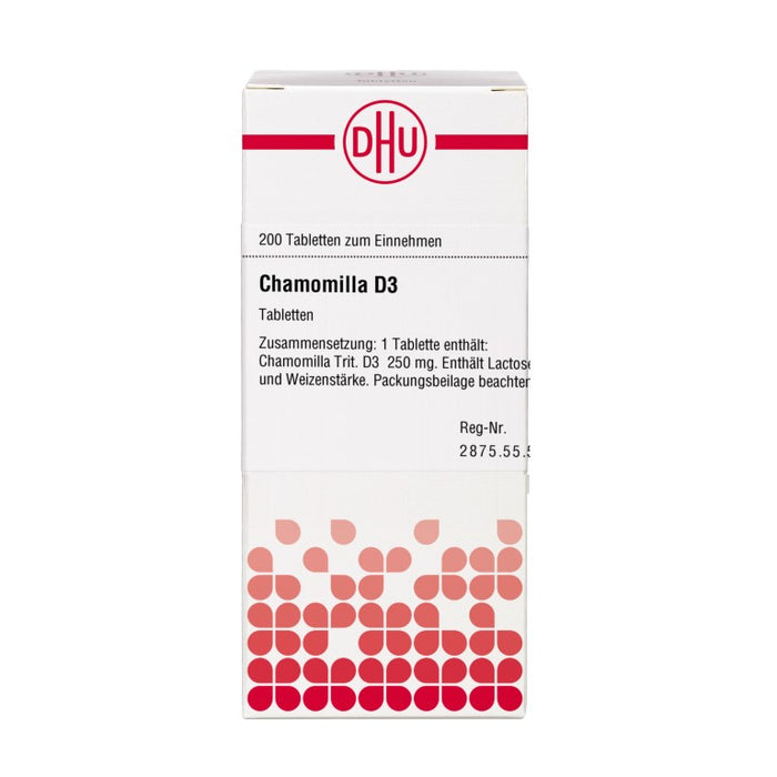 DHU Chamomilla D3 Tabletten, 200 St. Tabletten