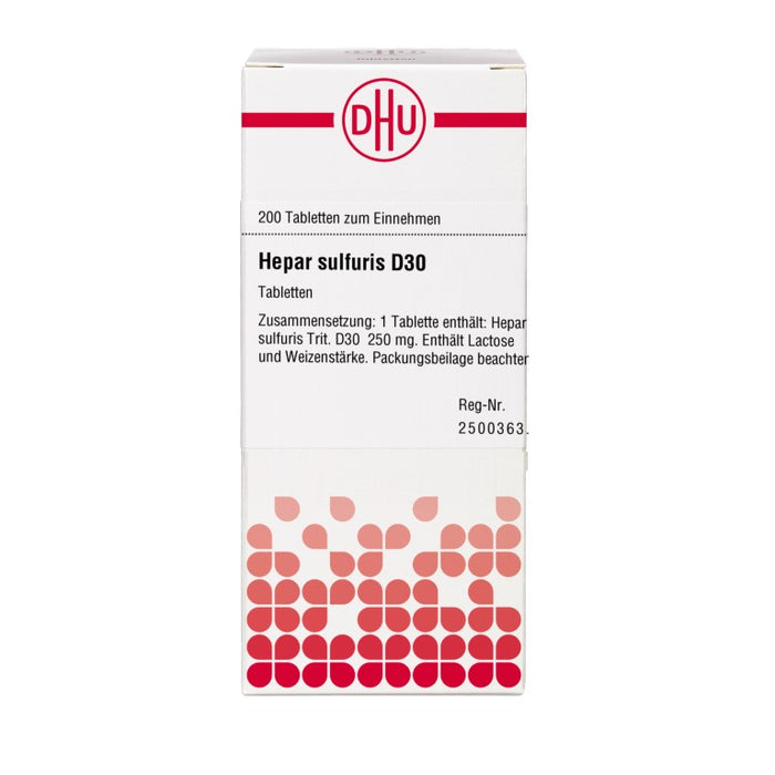 DHU Hepar sulfuris D30 Tabletten, 200 St. Tabletten