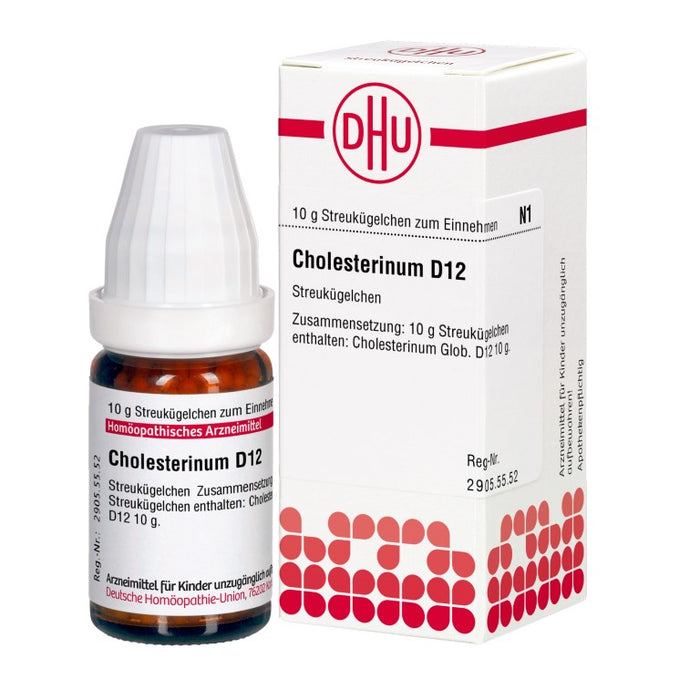 DHU Cholesterinum D12 Streukügelchen, 10 g Globuli