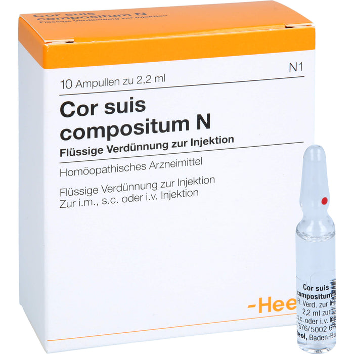 Heel Cor suis compositum N Ampullen, 10 pc Ampoules