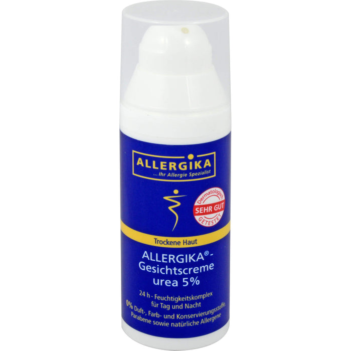 ALLERGIKA Gesichtscreme Urea 5% für trockene Haut, 50 ml Crème