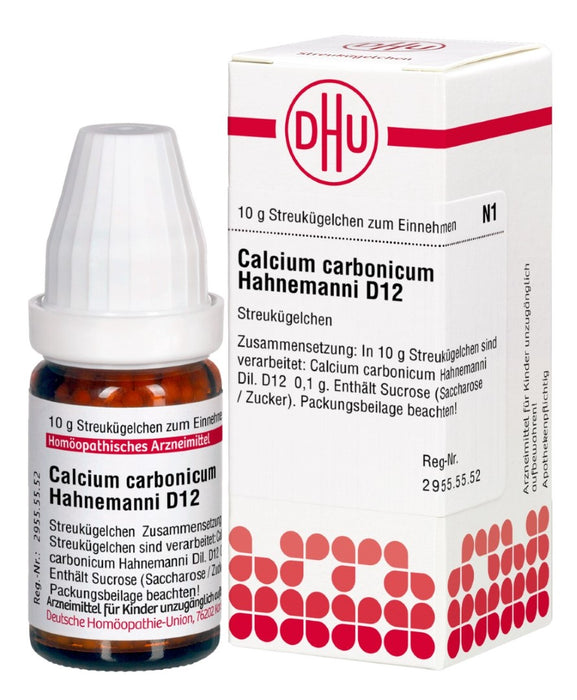 DHU Calcium carbonicum Hahnemanni D12 Streukügelchen, 10 g Globuli