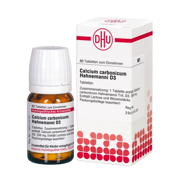 DHU Calcium carbonicum Hahnemanni D3 Tabletten, 80 St. Tabletten