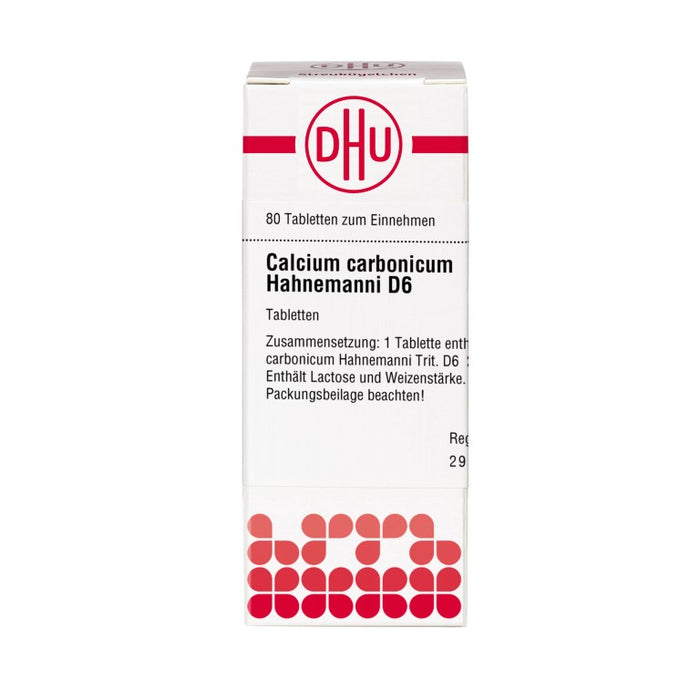 DHU Calcium carbonicum Hahnemanni D6 Tabletten, 80 St. Tabletten