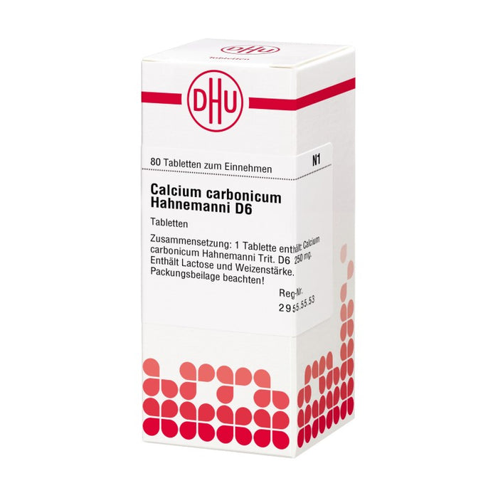 DHU Calcium carbonicum Hahnemanni D6 Tabletten, 80 St. Tabletten