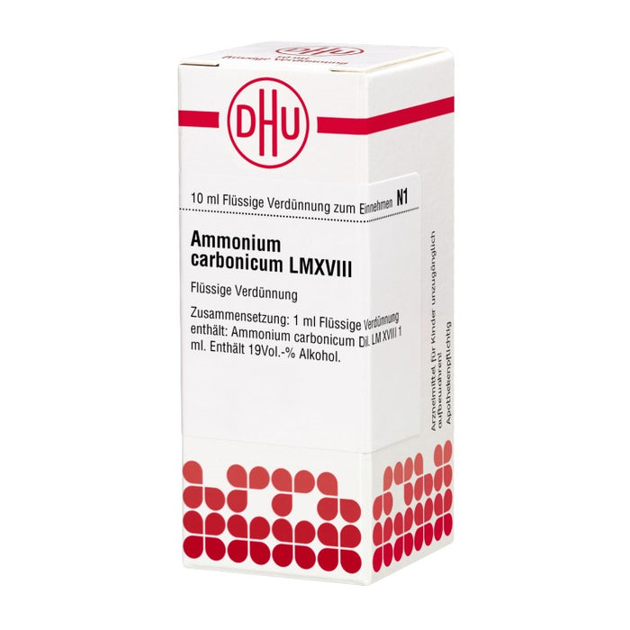 Ammonium carbonicum LM XVIII DHU Dilution, 10 ml Lösung