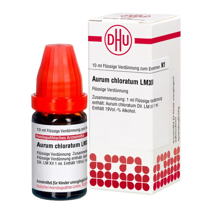 DHU Aurum chloratum LM XII Dilution, 10 ml Lösung