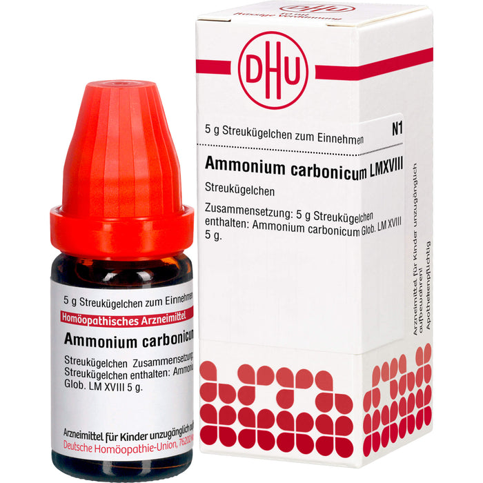 DHU Ammonium carbonicum LM XVIII Streukügelchen, 5 g Globules