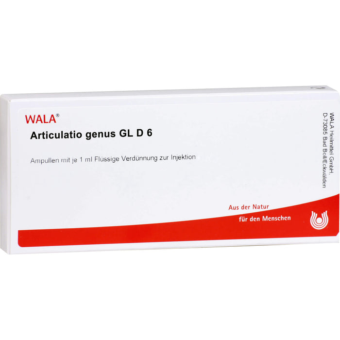 Articulatio Genus Gl D6 Wala Ampullen, 10X1 ml AMP