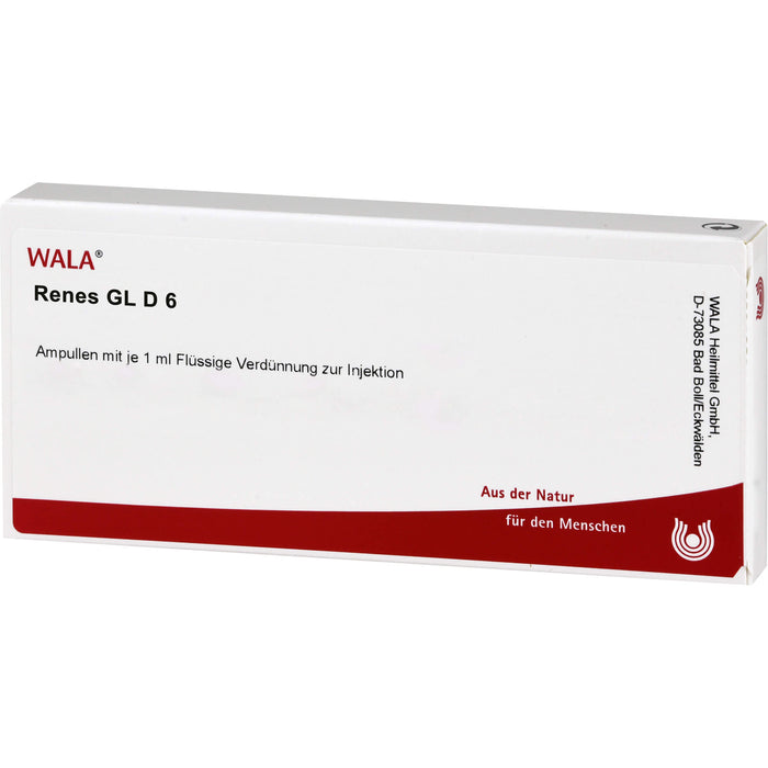 Renes Gl D6 Wala Ampullen, 10X1 ml AMP