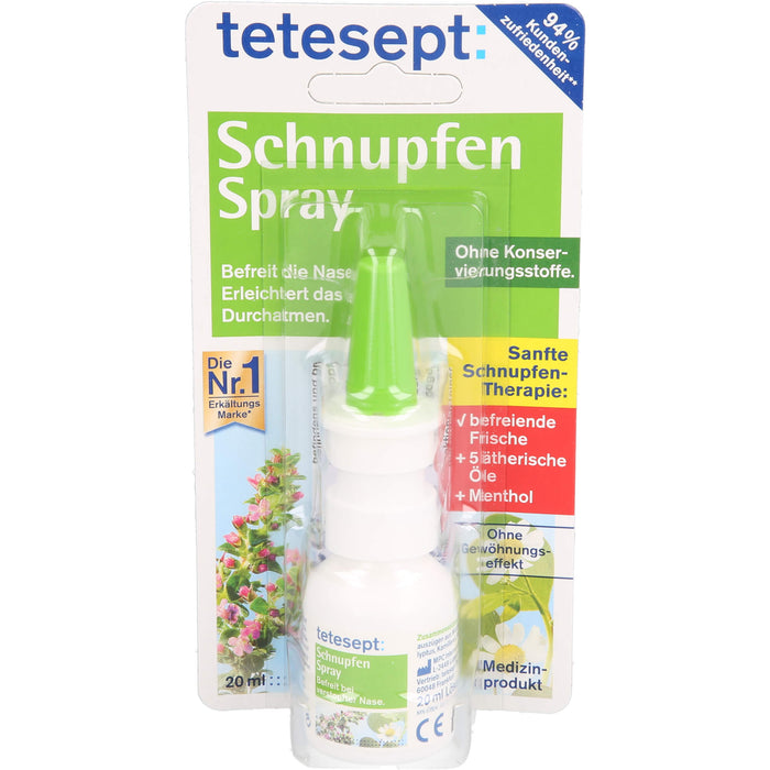 tetesept Schnupfenspray, 20 ml Solution