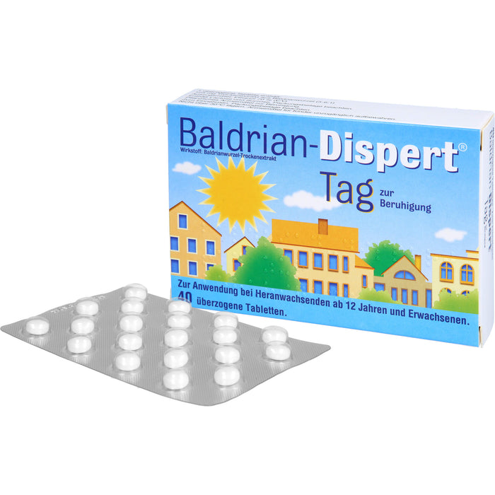 Baldrian-Dispert Tag überzogene Tabletten, 40 St UTA