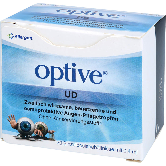 optive UD benetzende und feuchtigkeitsspendende Augentropfen, 30 pcs. Solution