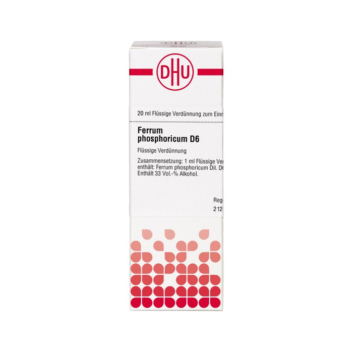 DHU Ferrum phosphoricum D6 Dilution, 20 ml Lösung