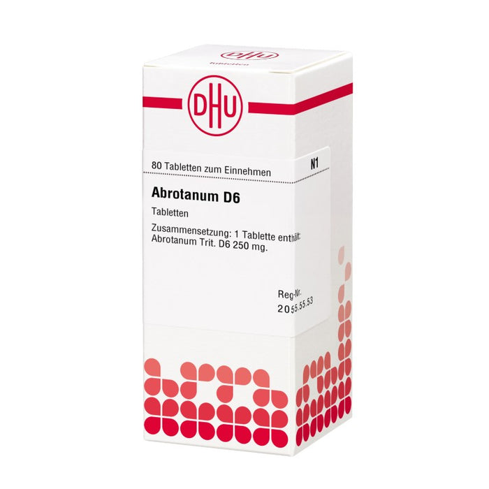 DHU Abrotanum D6 Tabletten, 80 pc Tablettes