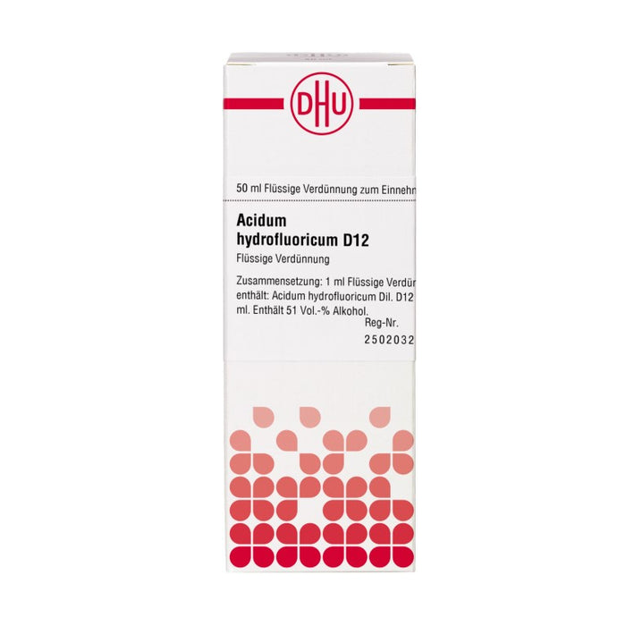 DHU Acidum hydrofluoricum D12 Dilution, 50 ml Lösung