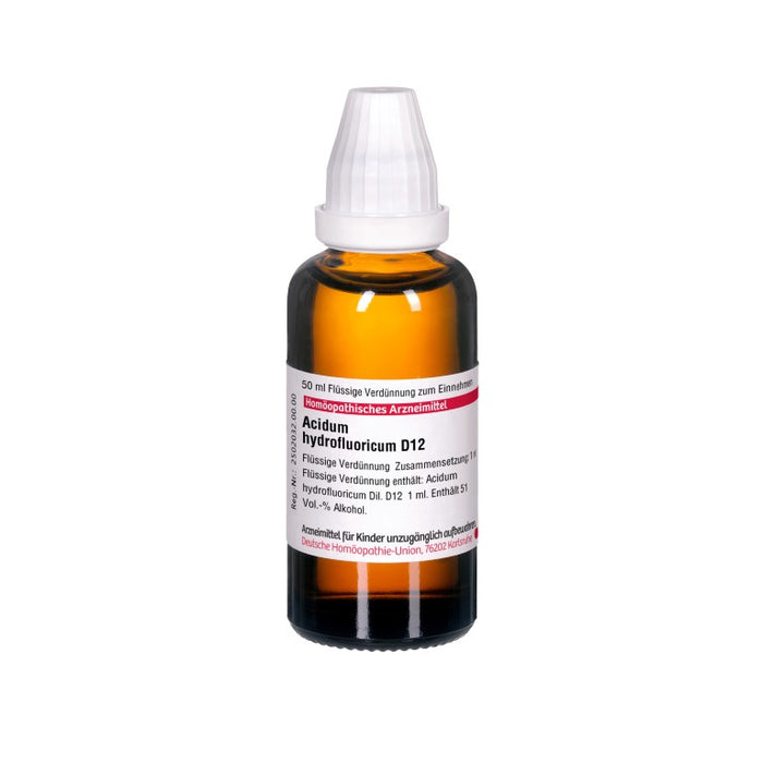 DHU Acidum hydrofluoricum D12 Dilution, 50 ml Lösung