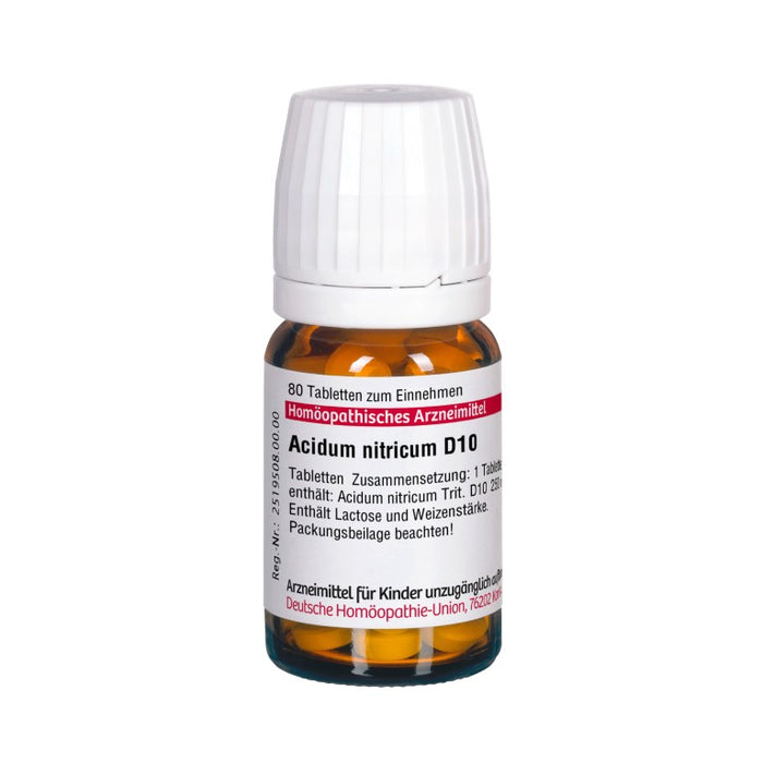 DHU Acidum nitricum D10 Tabletten, 80 St. Tabletten