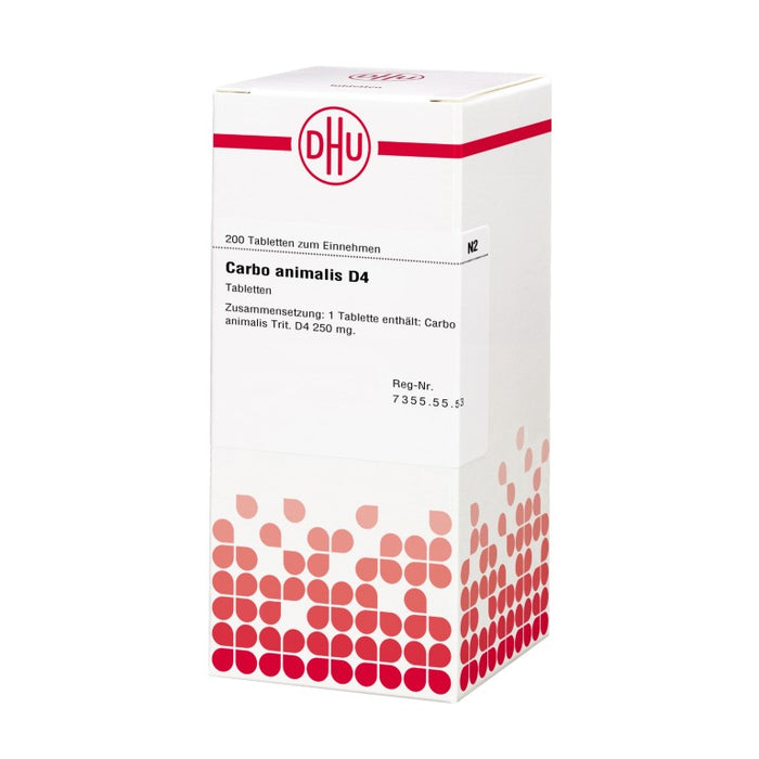 Carbo animalis D4 DHU Tabletten, 200 St. Tabletten