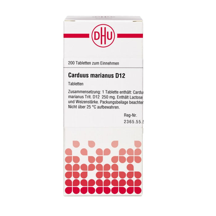 DHU Carduus marianus D12 Tabletten, 200 St. Tabletten