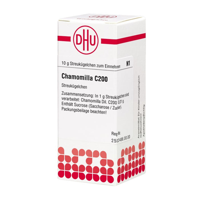 DHU Chamomilla C200 Streukügelchen, 10 g Globuli