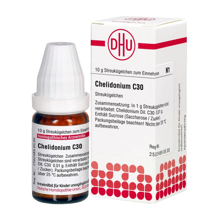 DHU Chelidonium C30 Streukügelchen, 10 g Globuli