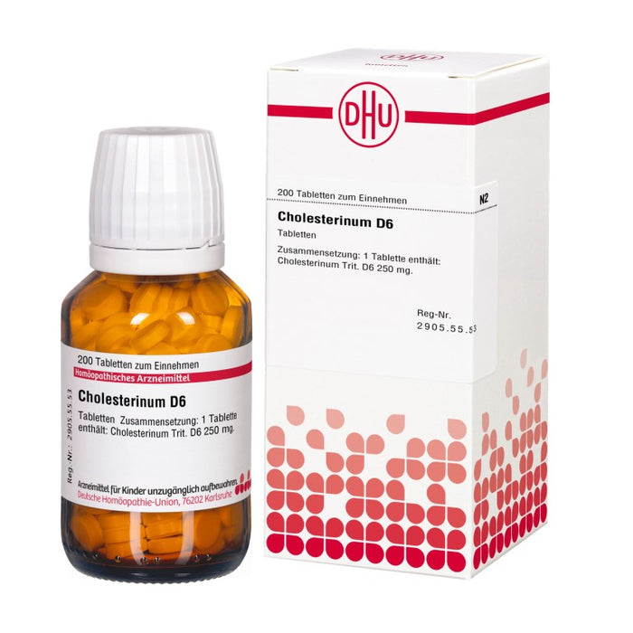 DHU Cholesterinum D6 Tabletten, 200 St. Tabletten