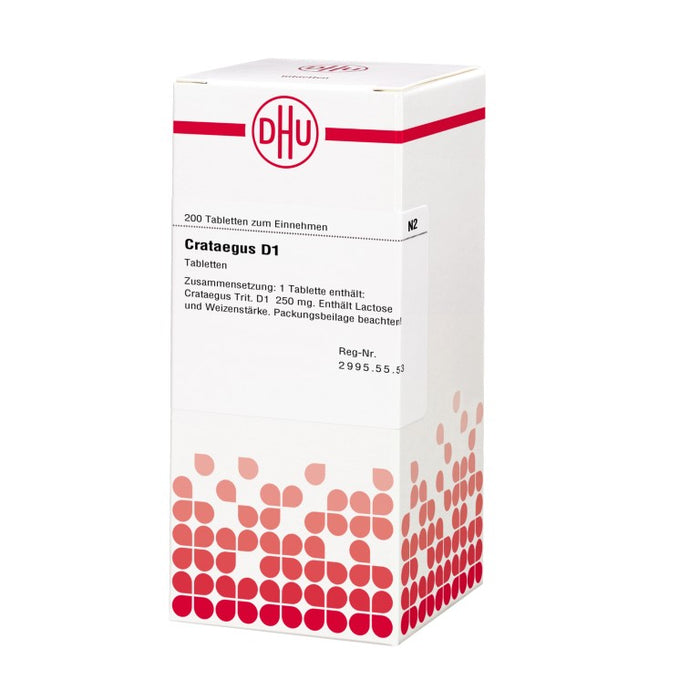 DHU Crataegus D1 Tabletten, 200 St. Tabletten