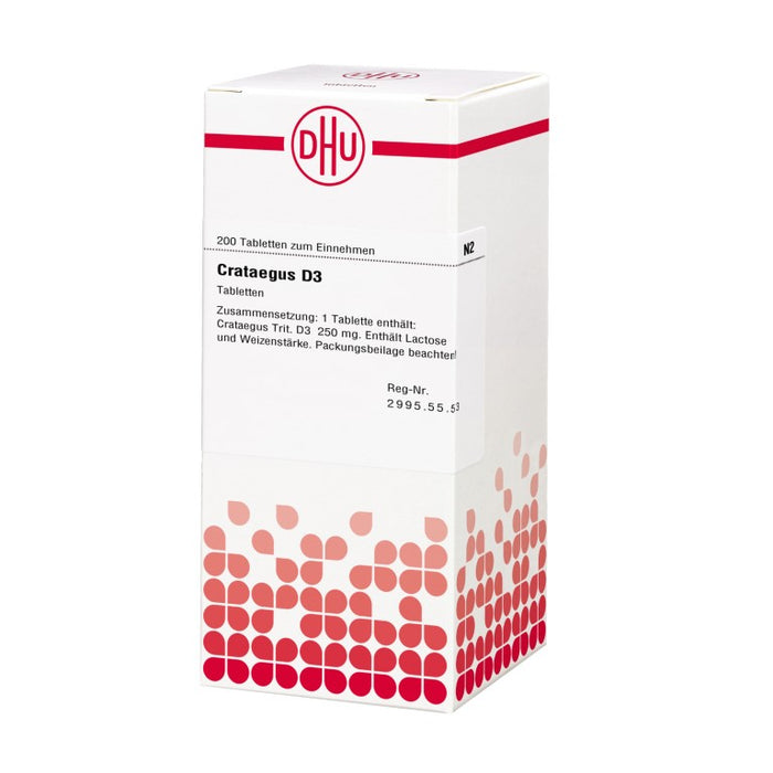 DHU Crataegus D3 Tabletten, 200 St. Tabletten