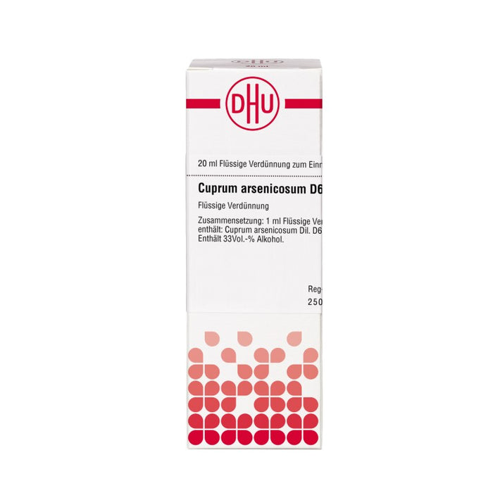 Cuprum arsenicosum D6 DHU Dilution, 20 ml Lösung