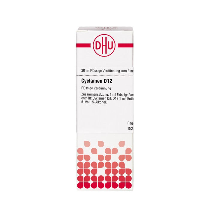 DHU Cyclamen D12 Dilution, 20 ml Lösung