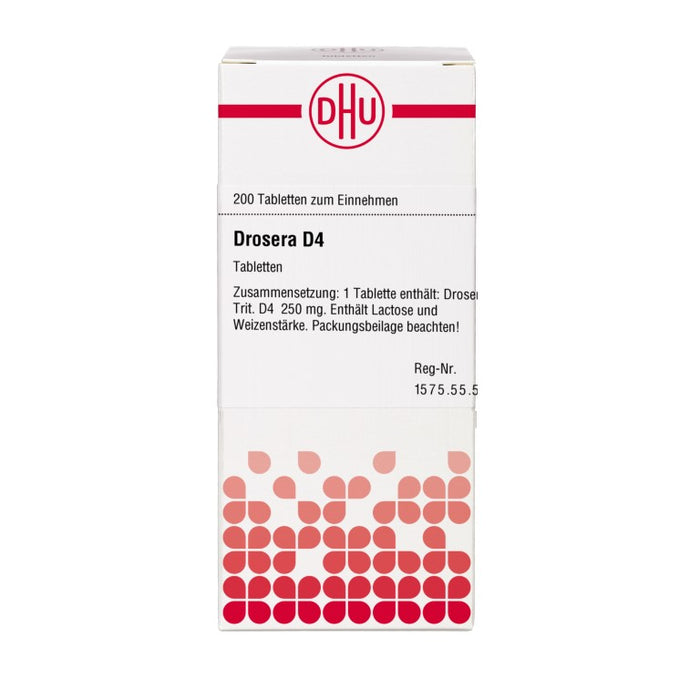 DHU Drosera D4 Tabletten, 200 St. Tabletten