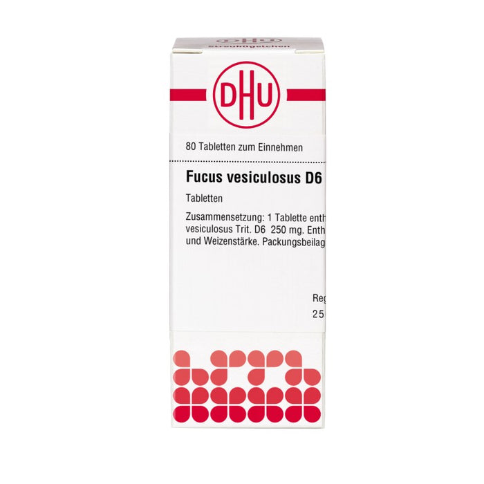 DHU Fucus vesiculosus D6 Tabletten, 80 pc Tablettes