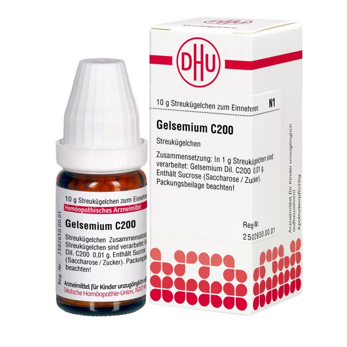 DHU Gelsemium C200 Streukügelchen, 10 g Globules