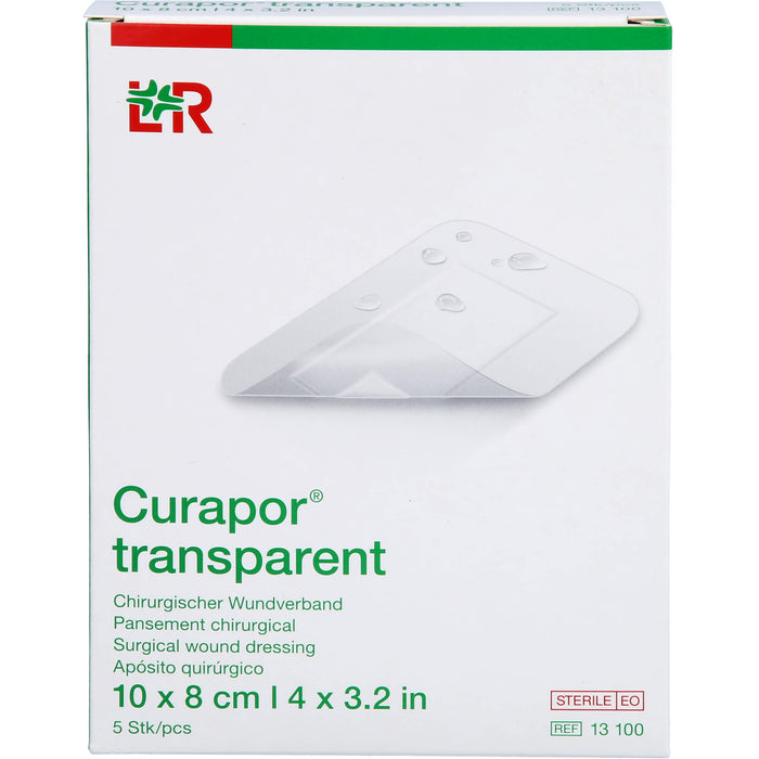 Curapor Wundverband transparent steril, 5 pc Pansement