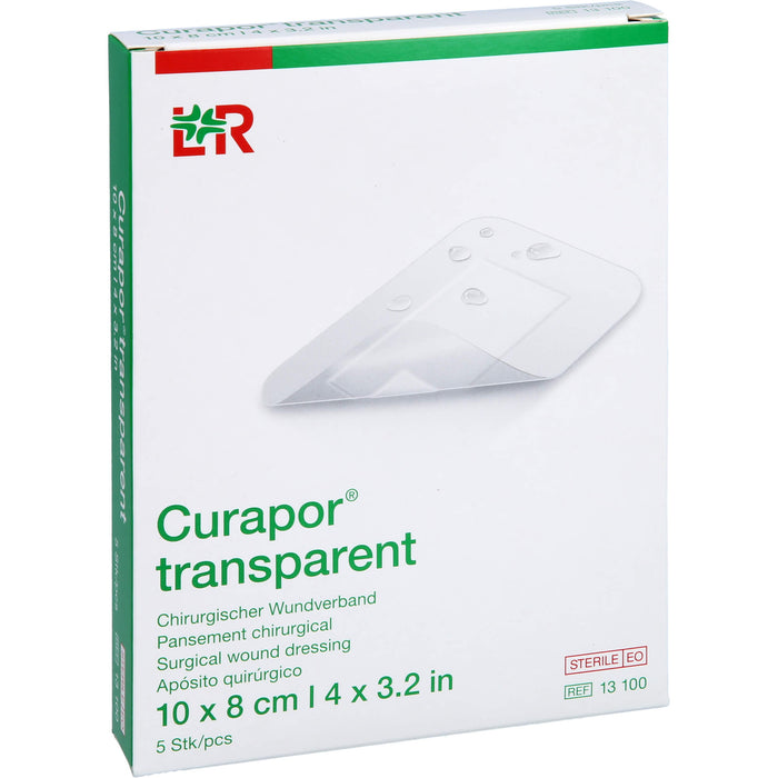 Curapor Wundverband transparent steril, 5 pcs. Patch