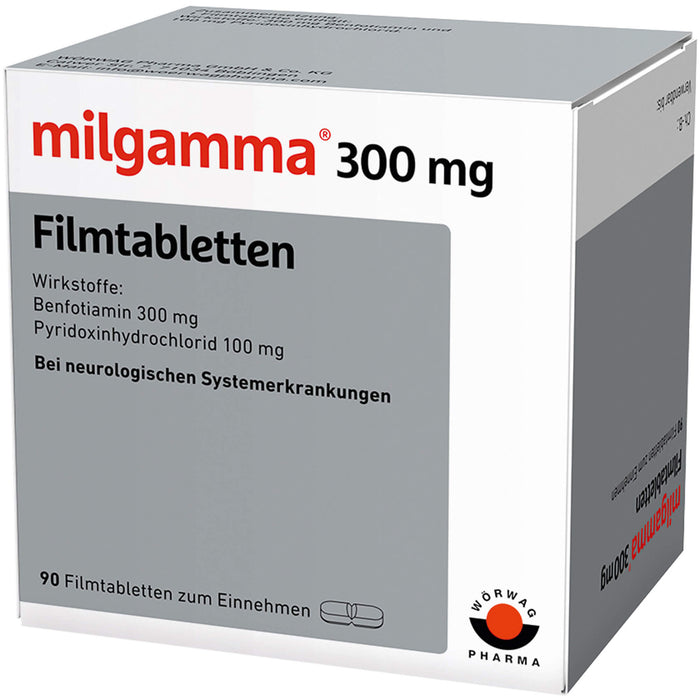 milgamma 300 mg Filmtabletten bei neurologischen Systemerkrankungen, 90 pcs. Tablets