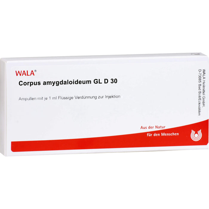 WALA Corpus amygdaloideum Gl D30 flüssige Verdünnung, 10 pcs. Ampoules